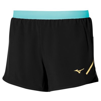 Pantalones Cortos Mizuno AERO 4' Mujer - Negros - Chile M685MKXNLR